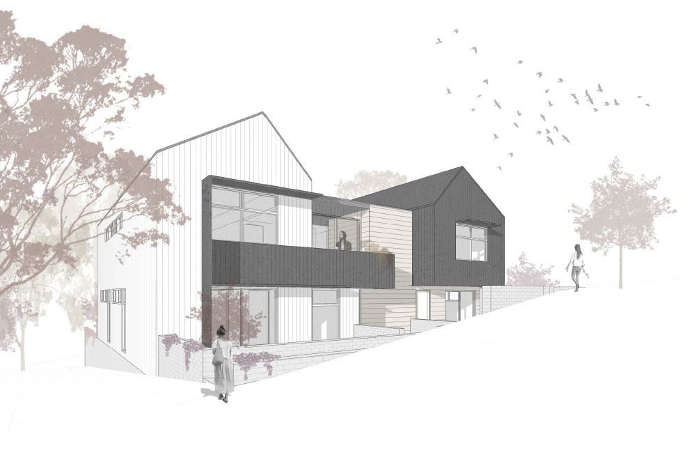 Artists impression of the proposed building from the street